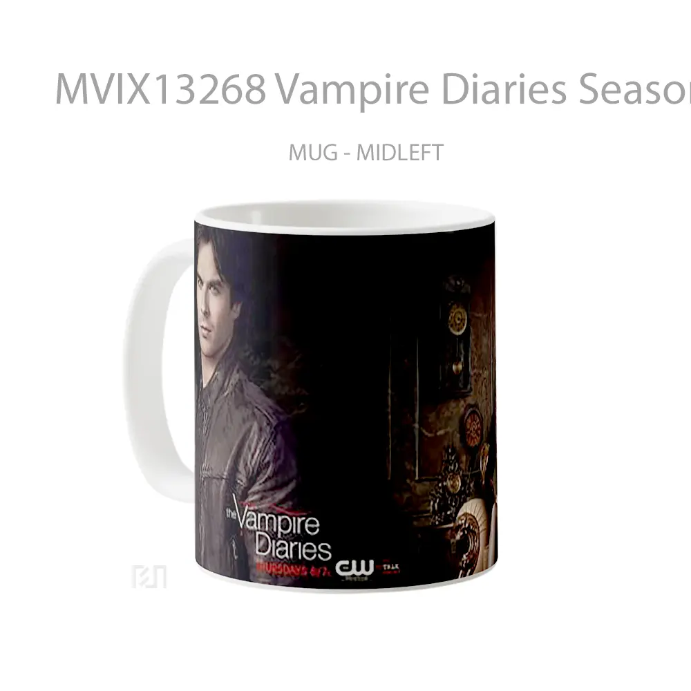 Mug Vampire Diaries Season 4 Gelas Fantasi - All-side / Desain