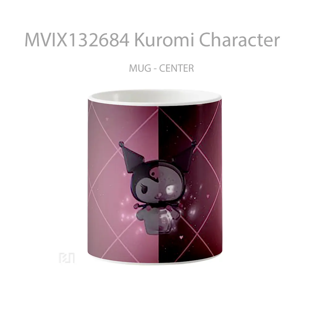 Mug Kuromi Character Gelas Keramik Unik