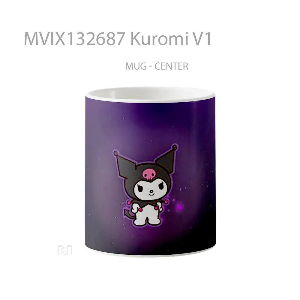 Mug Kuromi V1 Gelas Keramik Unik