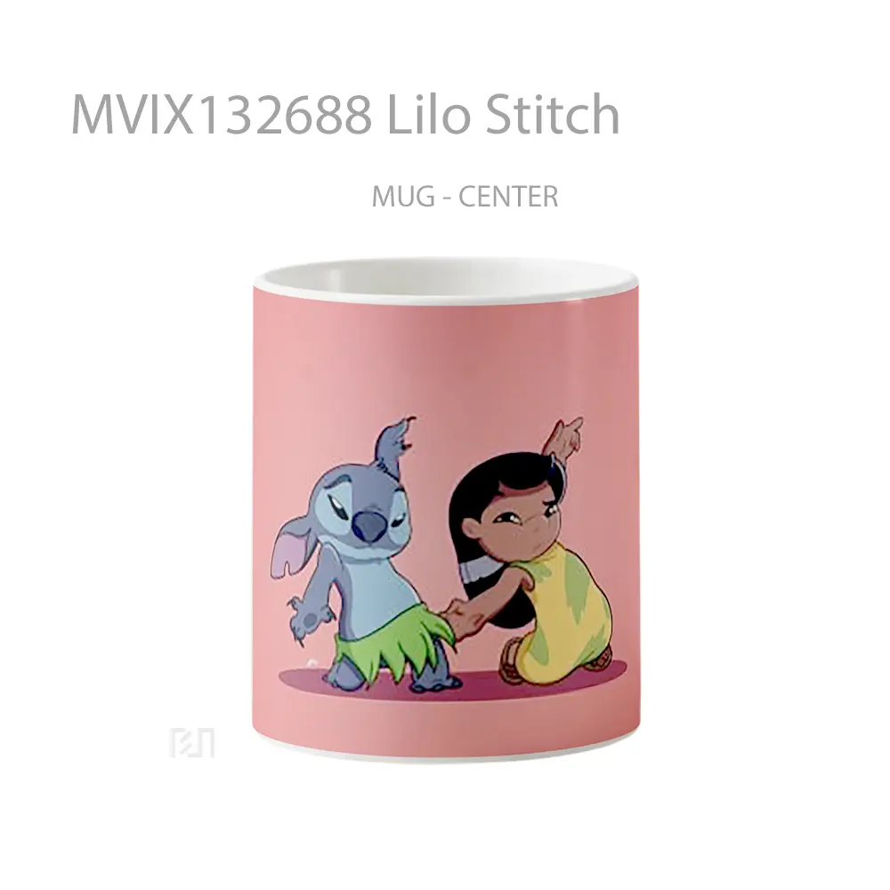 Mug Lilo Stitch Gelas Keramik Unik