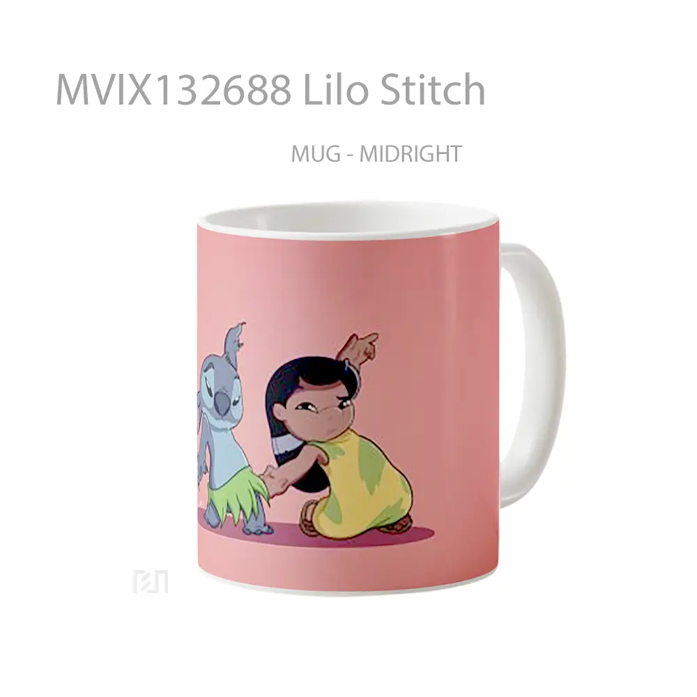 Mug Lilo Stitch Gelas Keramik Unik - All-side / Desain