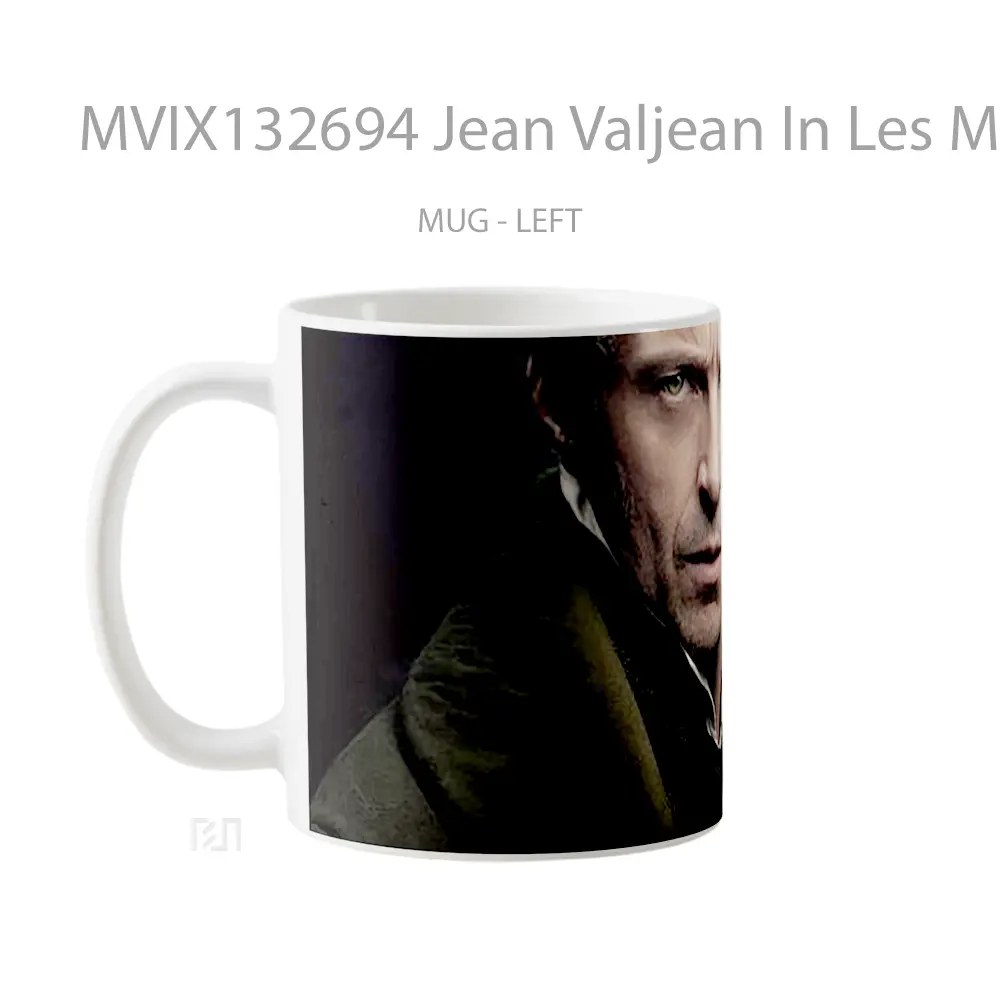 Mug Jean Valjean In Les Miserables Gelas Keramik Unik - All-side / Desain