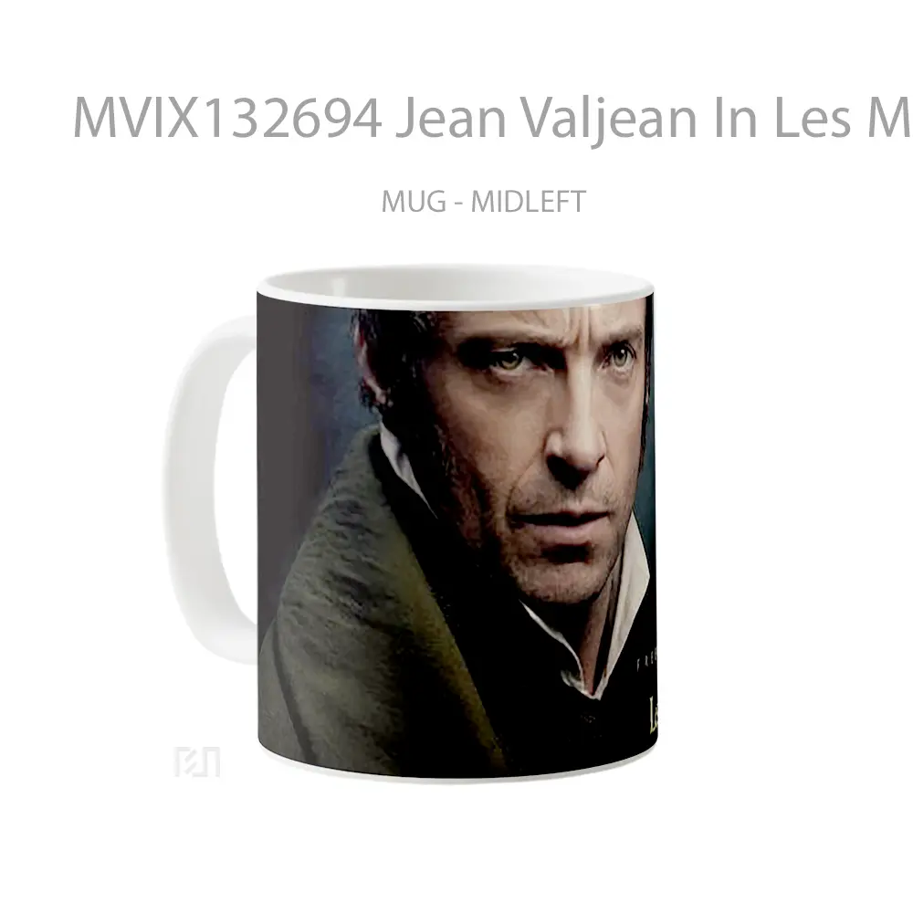 Mug Jean Valjean In Les Miserables Gelas Keramik Unik - All-side / Desain