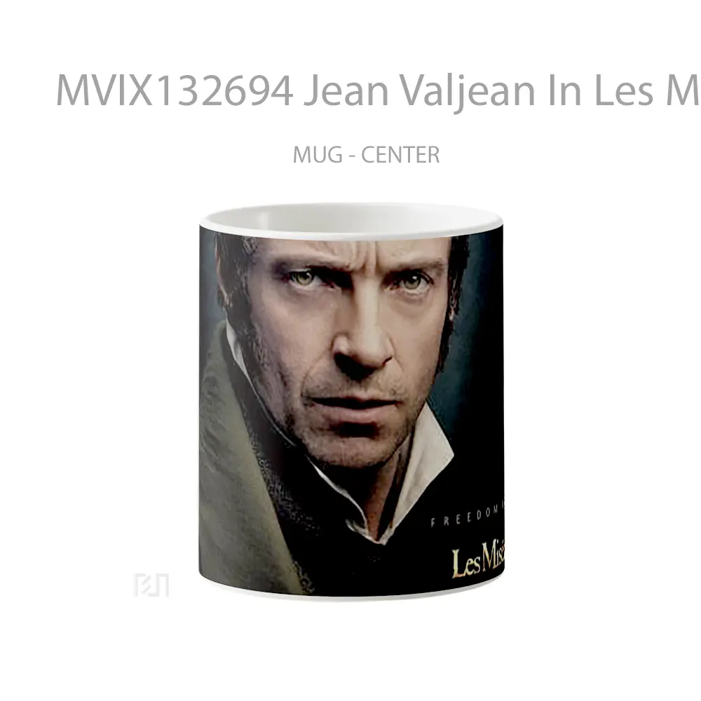 Mug Jean Valjean In Les Miserables Gelas Keramik Unik