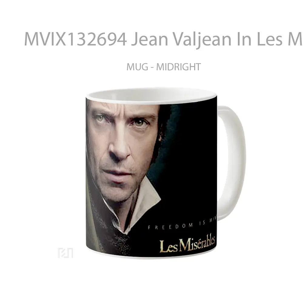 Mug Jean Valjean In Les Miserables Gelas Keramik Unik - All-side / Desain