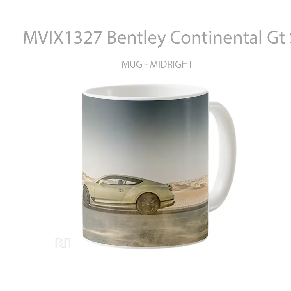 Mug Bentley Continental Gt Speed Cangkir Mobil - All-side / Desain