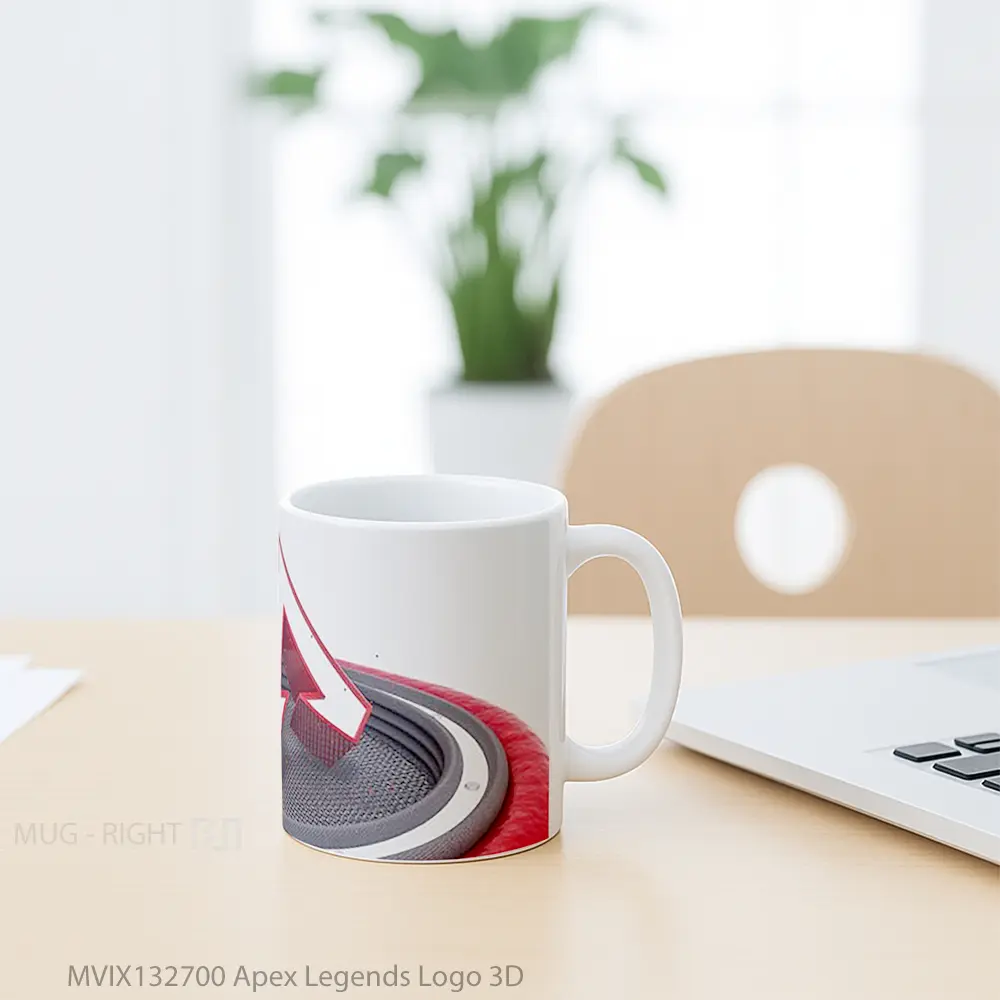 Mug Apex Legends Logo 3D Cangkir Gamer - All-side / Desain