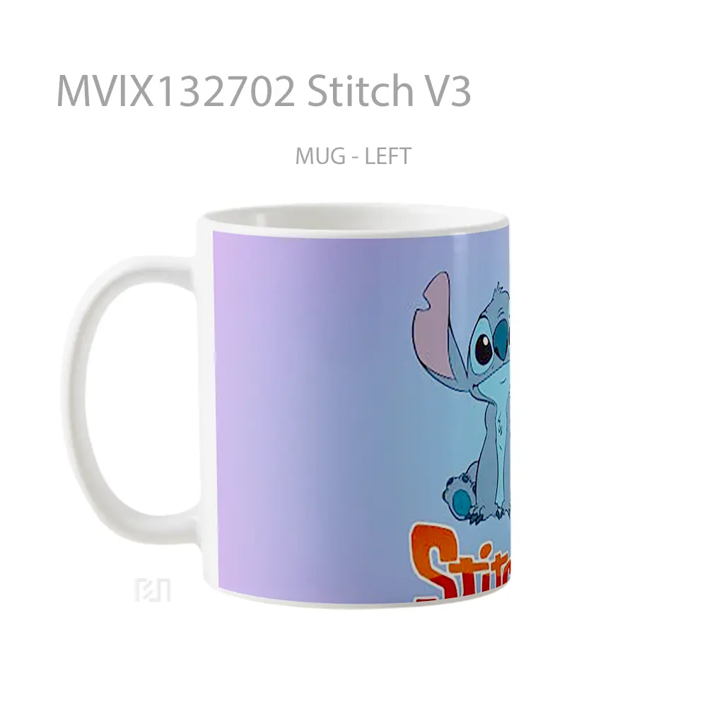 Mug Stitch V3 Gelas Keramik Unik - All-side / Desain