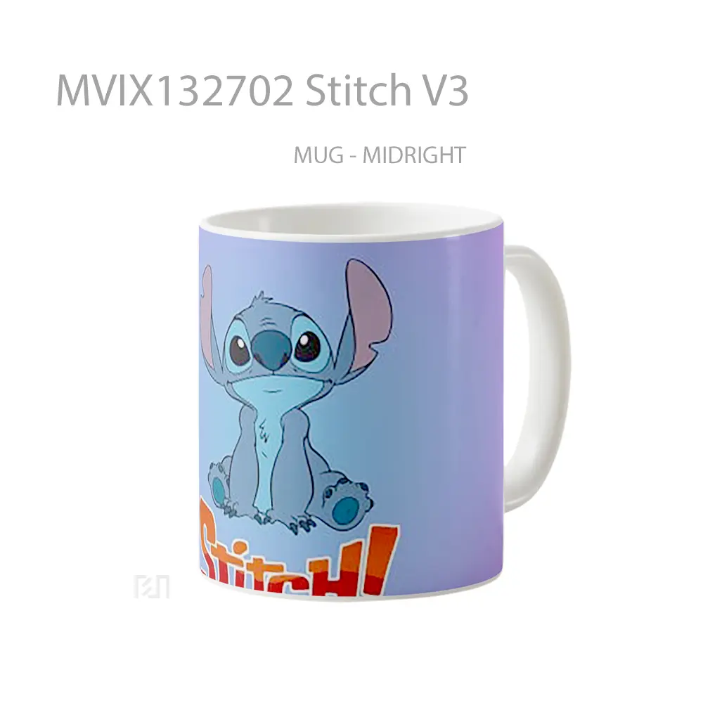 Mug Stitch V3 Gelas Keramik Unik - All-side / Desain