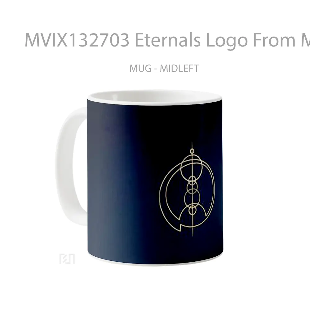 Mug Eternals Logo From Marvel Gelas Superhero - All-side / Desain