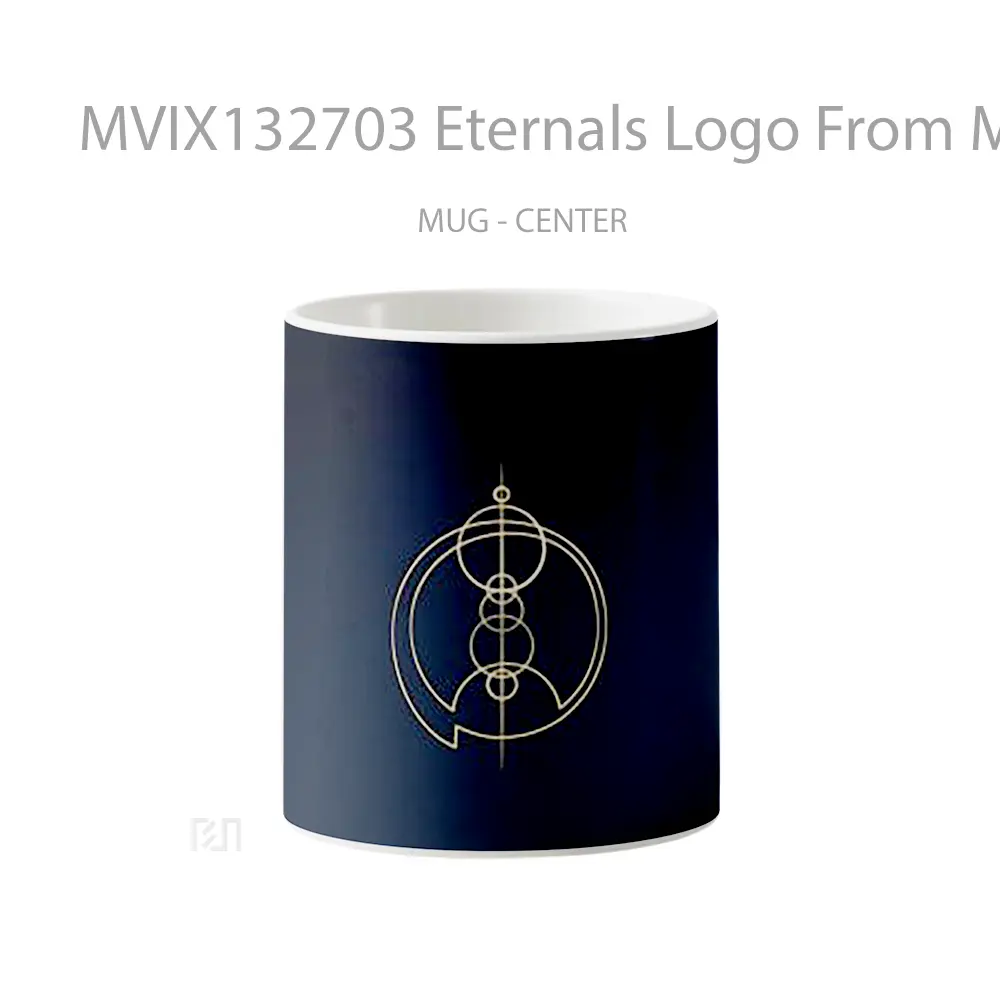 Mug Eternals Logo From Marvel Gelas Superhero