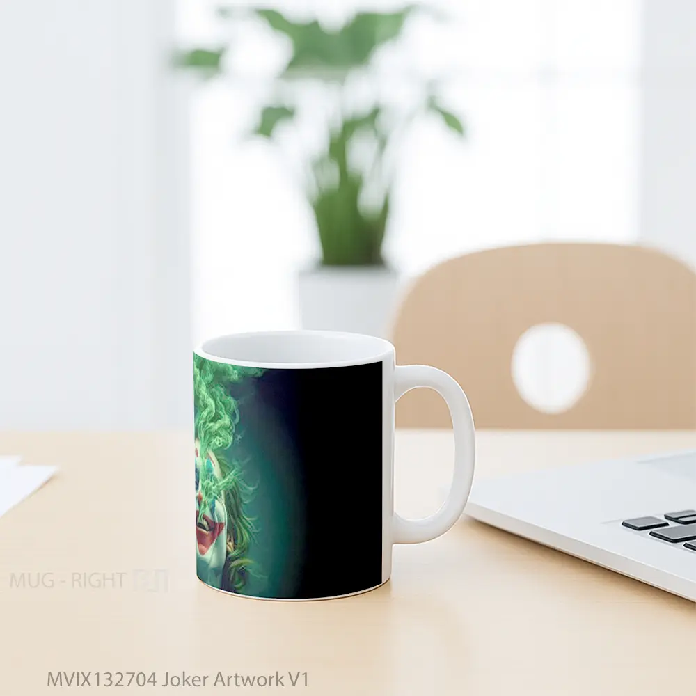 Mug Joker Artwork V1 Gelas Superhero - All-side / Desain