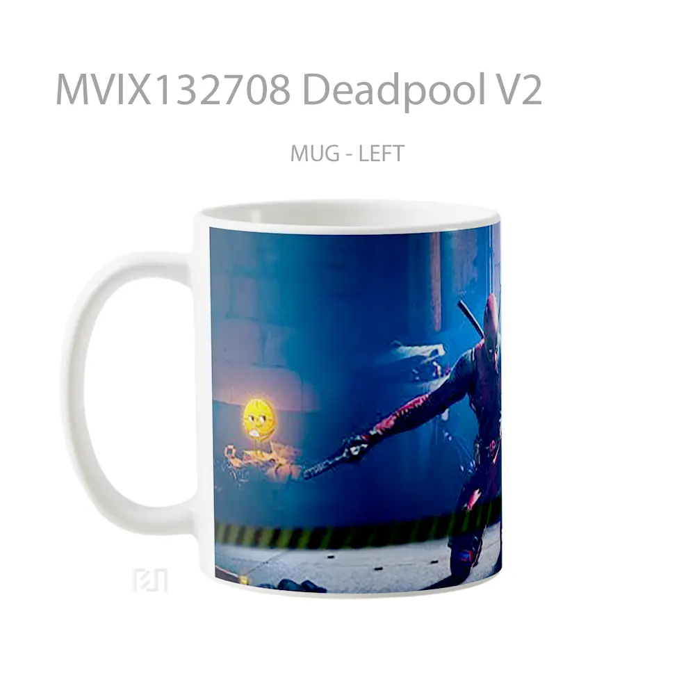 Mug Deadpool V2 Gelas Superhero - All-side / Desain