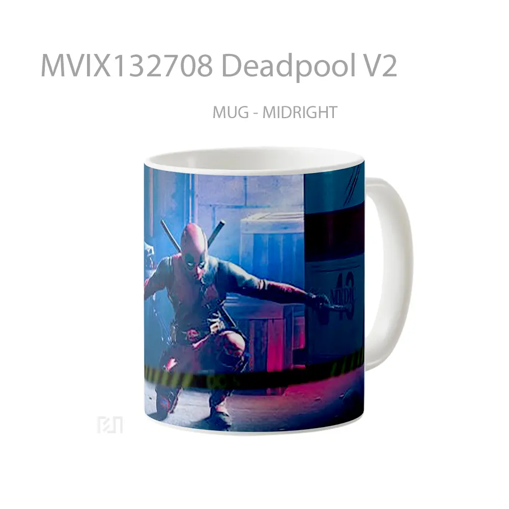 Mug Deadpool V2 Gelas Superhero - All-side / Desain