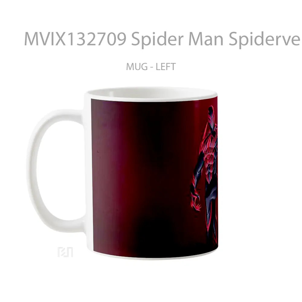 Mug Spider Man Spiderverse Gelas Superhero - All-side / Desain