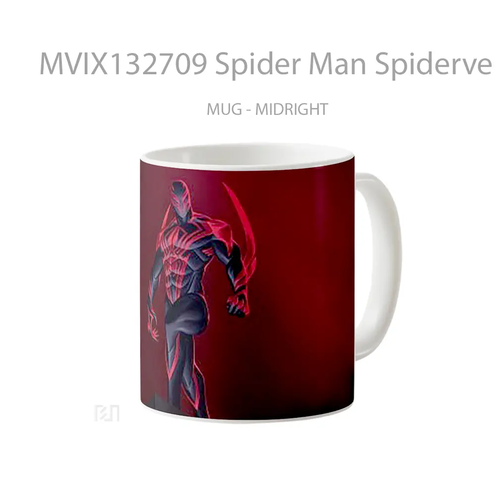 Mug Spider Man Spiderverse Gelas Superhero - All-side / Desain