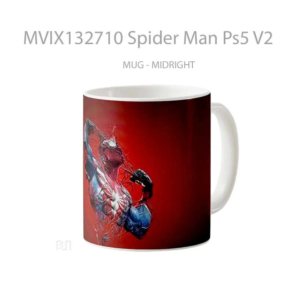 Mug Spider Man Ps5 V2 Gelas Superhero - All-side / Desain