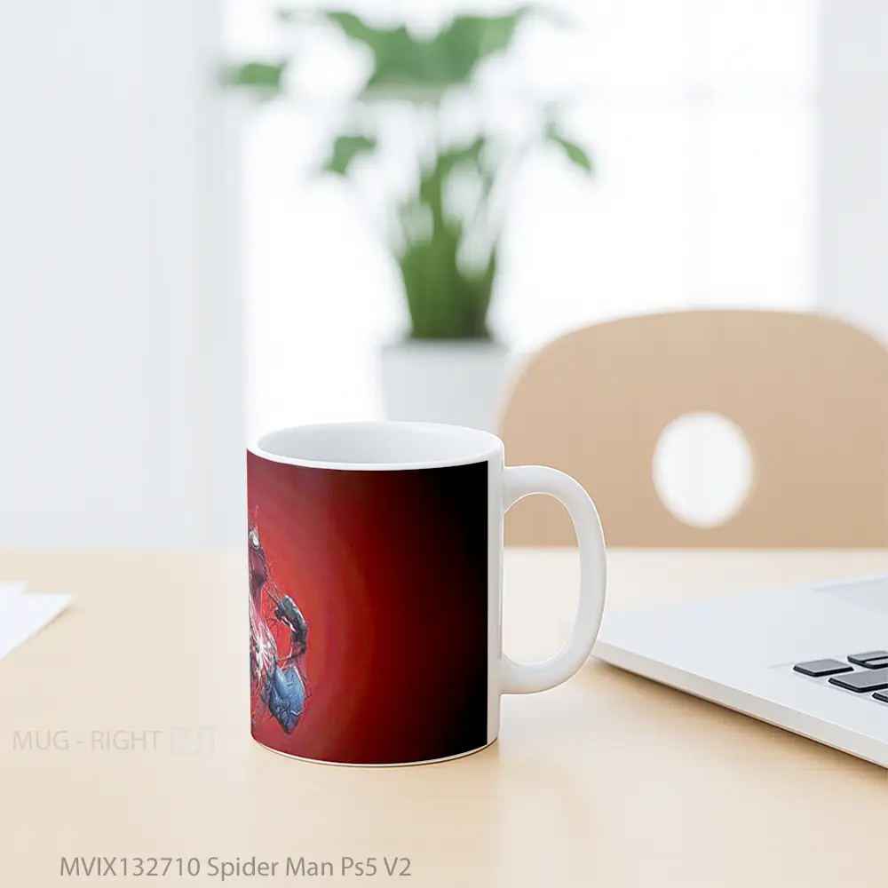 Mug Spider Man Ps5 V2 Gelas Superhero - All-side / Desain