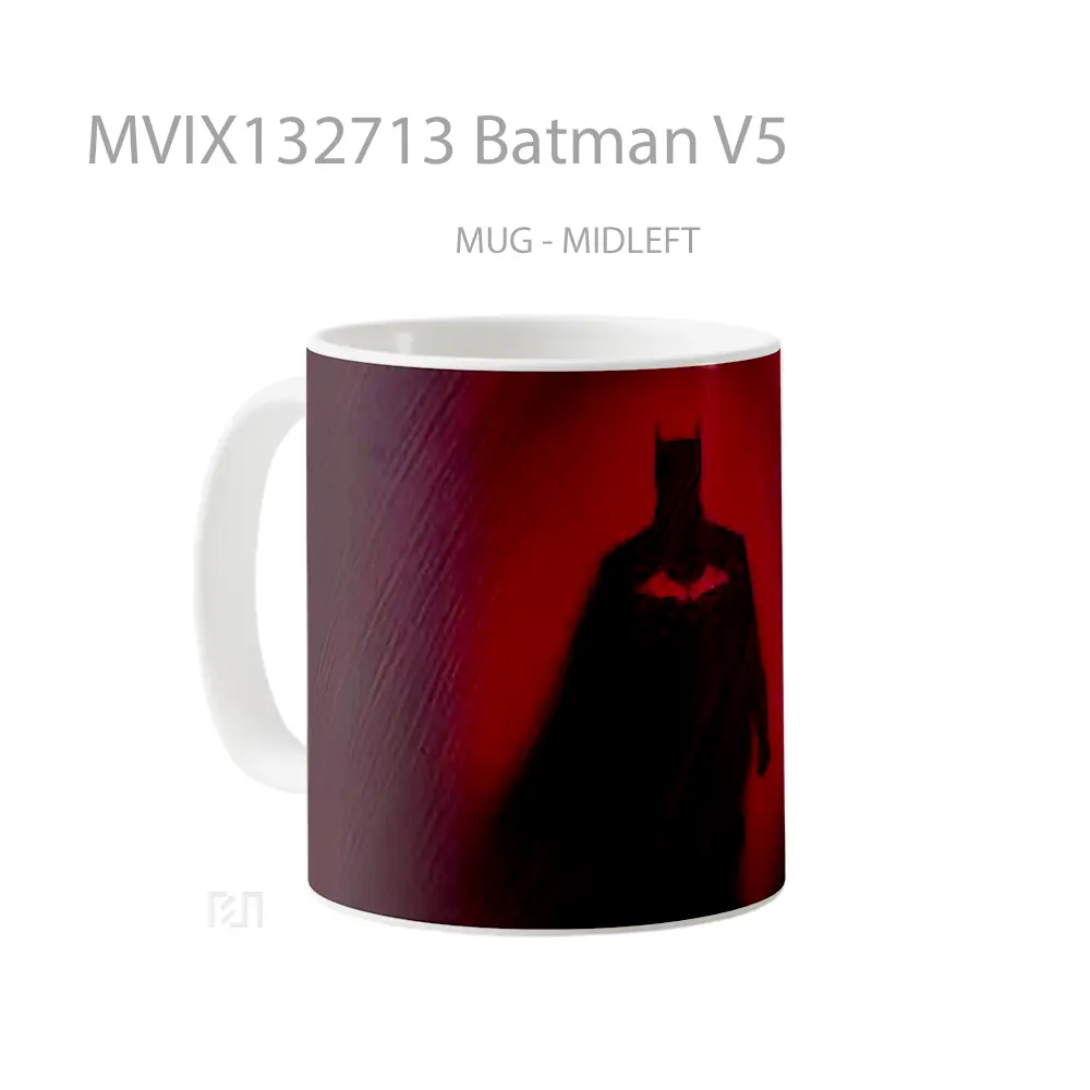 Mug Batman V5 Gelas Superhero - All-side / Desain