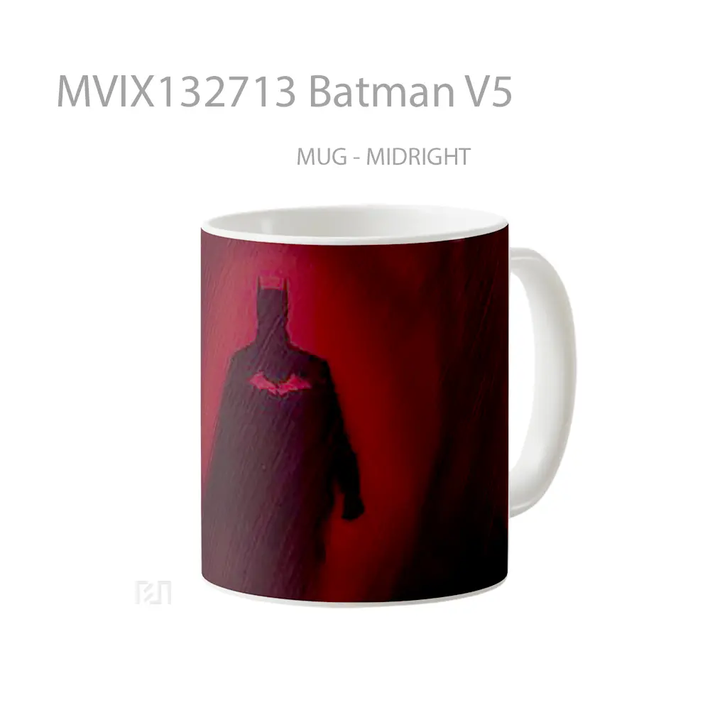 Mug Batman V5 Gelas Superhero - All-side / Desain