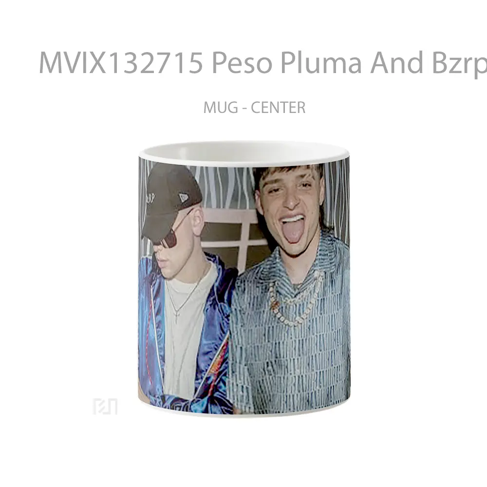 Mug Peso Pluma And Bzrp Music Sessions 55 Gelas Keramik Unik