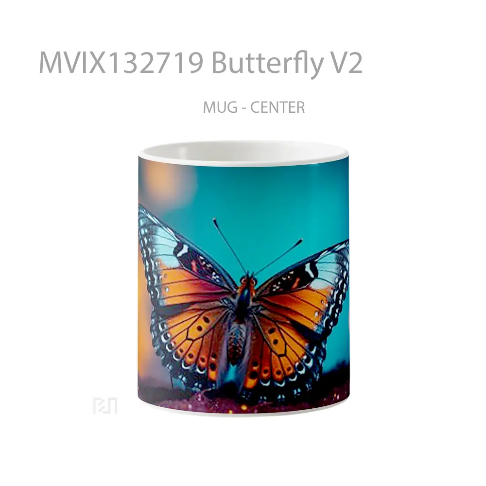 Mug Butterfly V2 Gelas Hewan Lucu