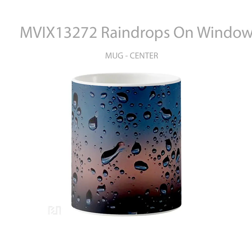 Mug Raindrops On Window Gelas Keramik Unik