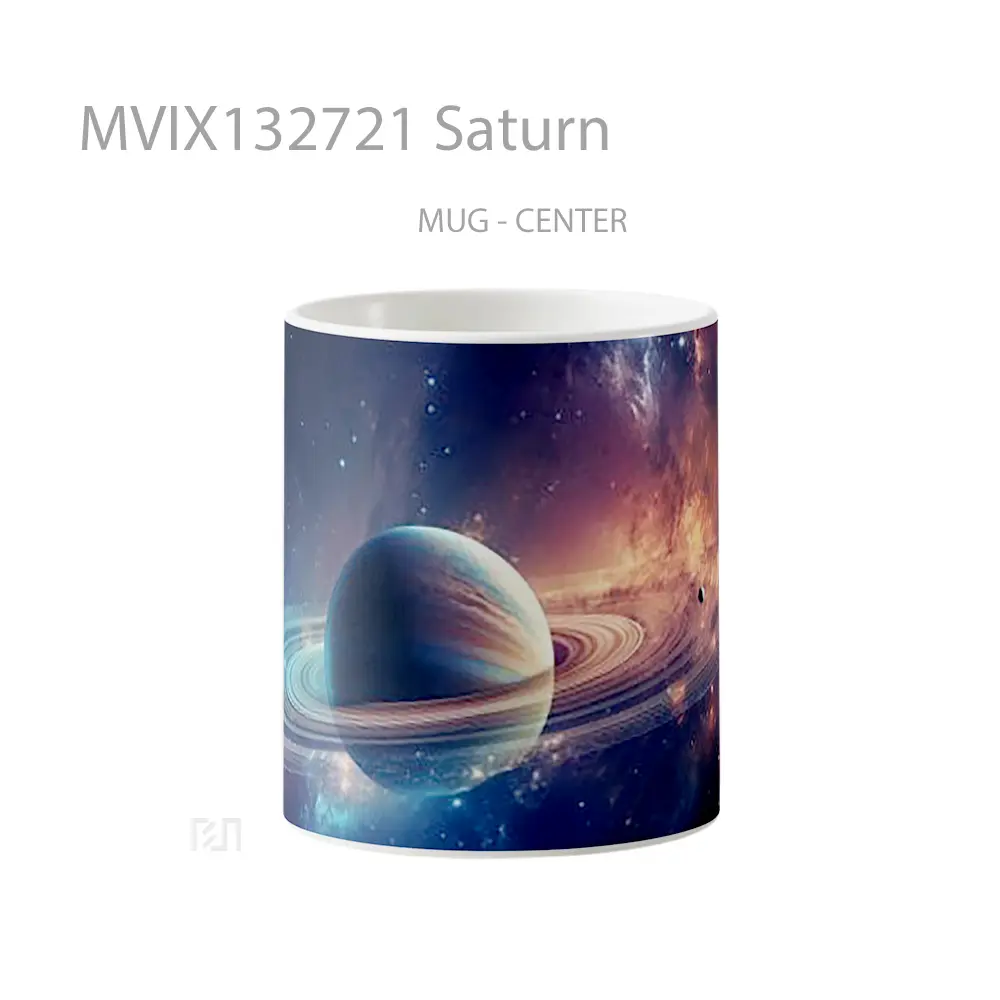 Mug Saturn Gelas Keramik Unik
