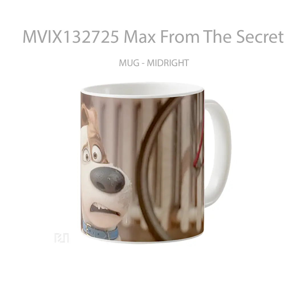 Mug Max From The Secret Life Of Pets Gelas Keramik Unik - All-side / Desain