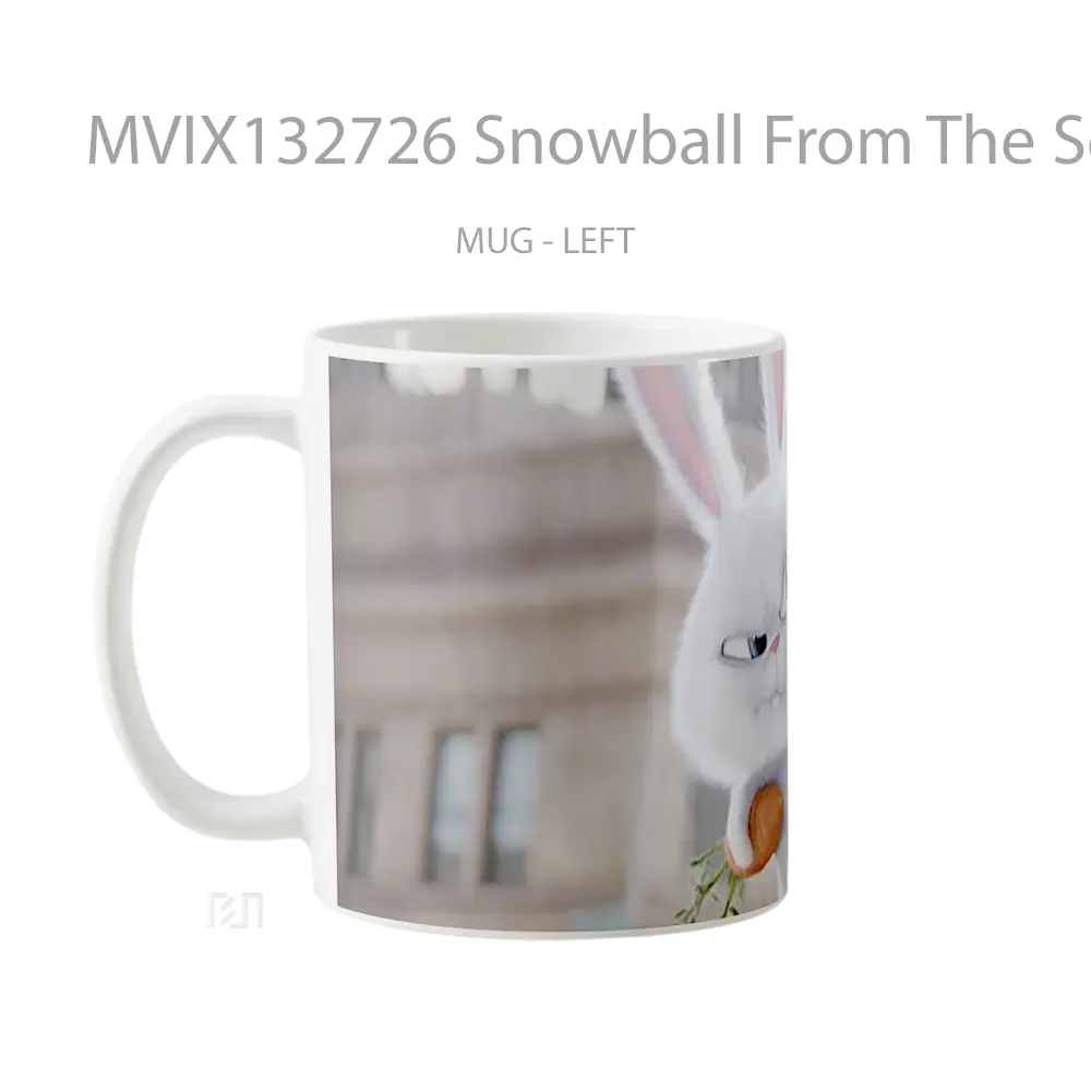 Mug Snowball From The Secret Life Of Pets Gelas Keramik Unik - All-side / Desain