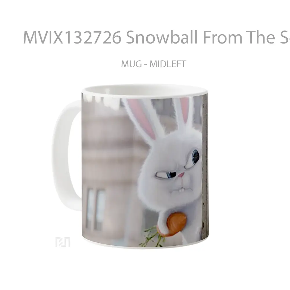 Mug Snowball From The Secret Life Of Pets Gelas Keramik Unik - All-side / Desain