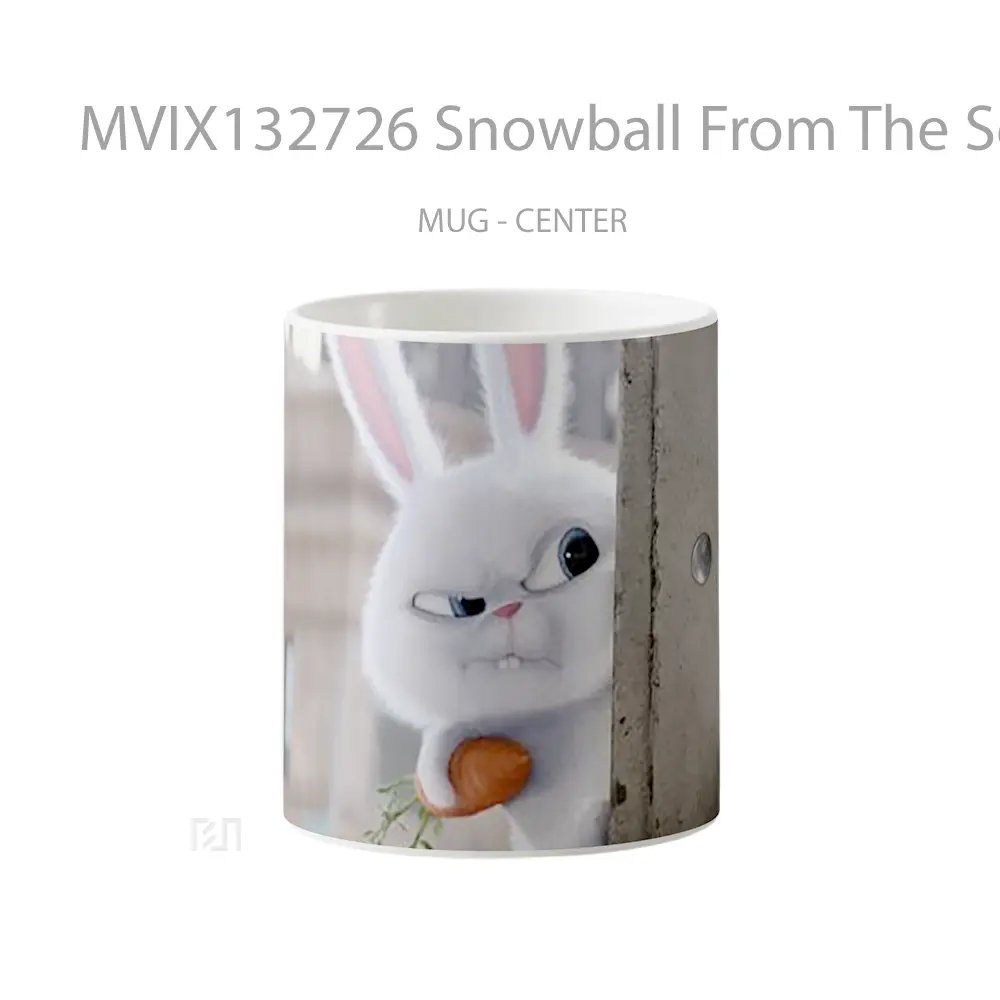 Mug Snowball From The Secret Life Of Pets Gelas Keramik Unik