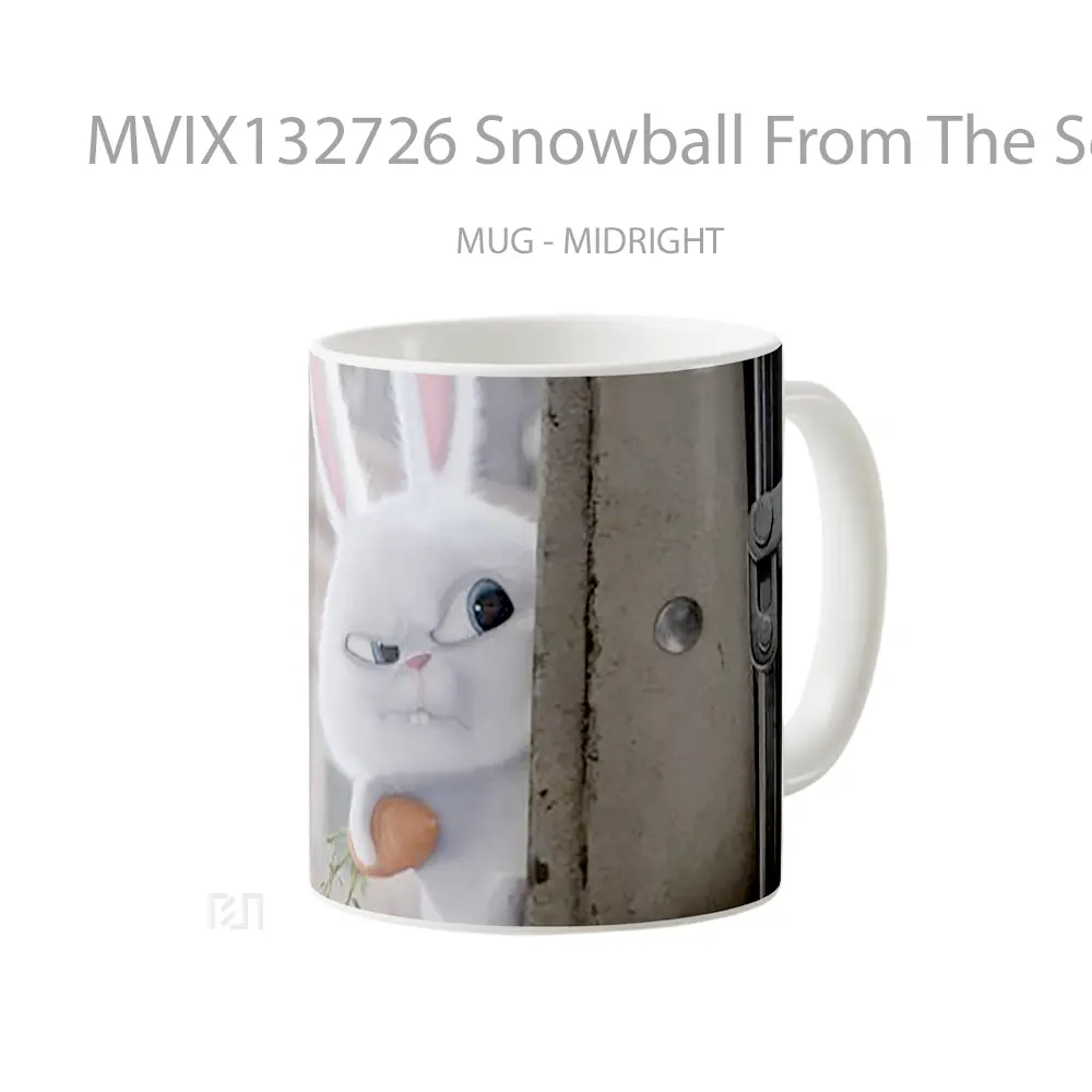 Mug Snowball From The Secret Life Of Pets Gelas Keramik Unik - All-side / Desain