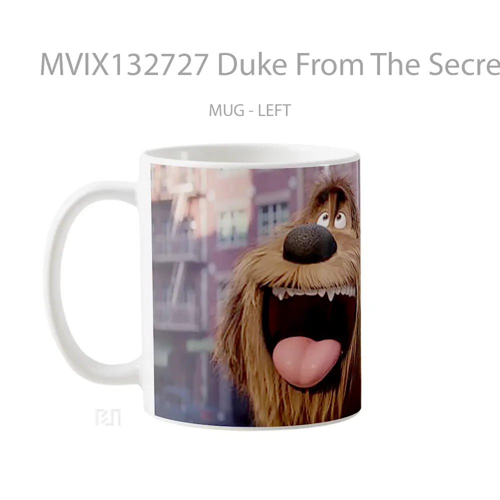 Mug Duke From The Secret Life Of Pets Gelas Keramik Unik - All-side / Desain