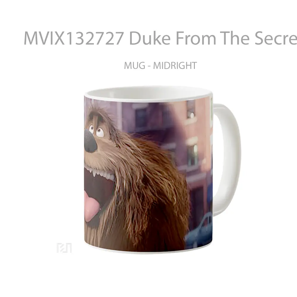 Mug Duke From The Secret Life Of Pets Gelas Keramik Unik - All-side / Desain