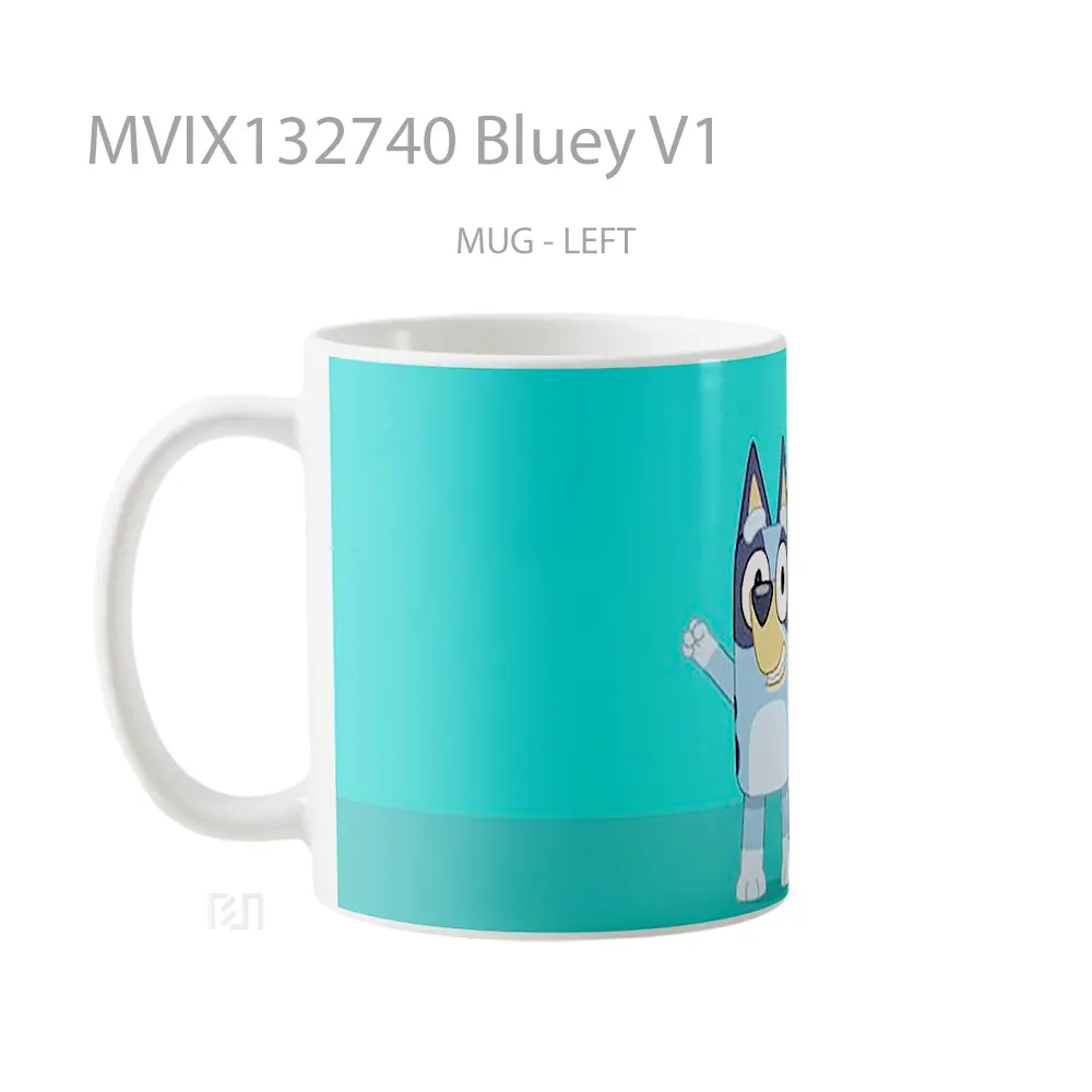 Mug Bluey V1 Gelas Keramik Unik - All-side / Desain