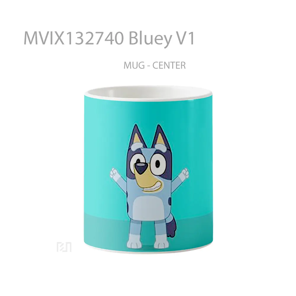 Mug Bluey V1 Gelas Keramik Unik