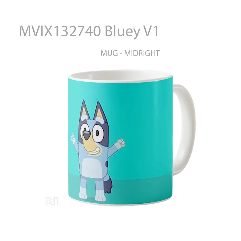 Mug Bluey V1 Gelas Keramik Unik - All-side / Desain