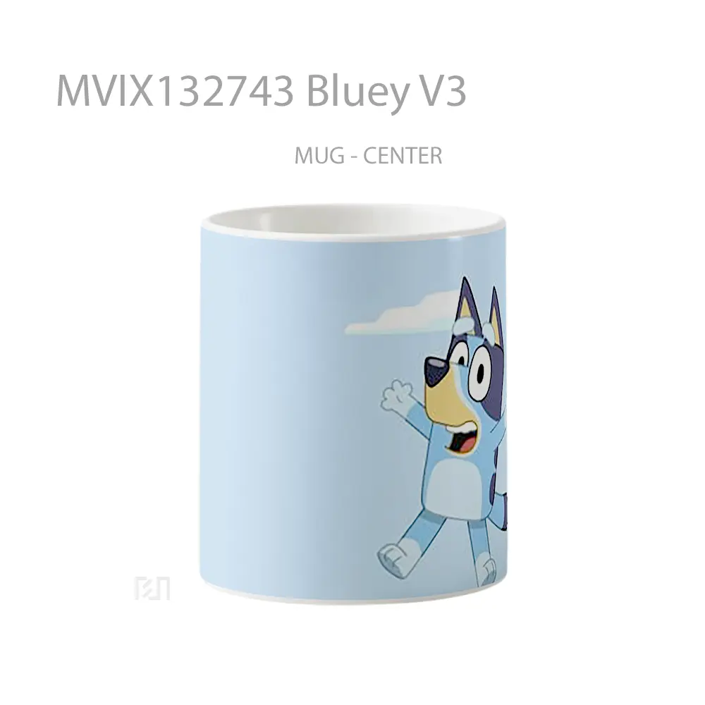 Mug Bluey V3 Gelas Keramik Unik