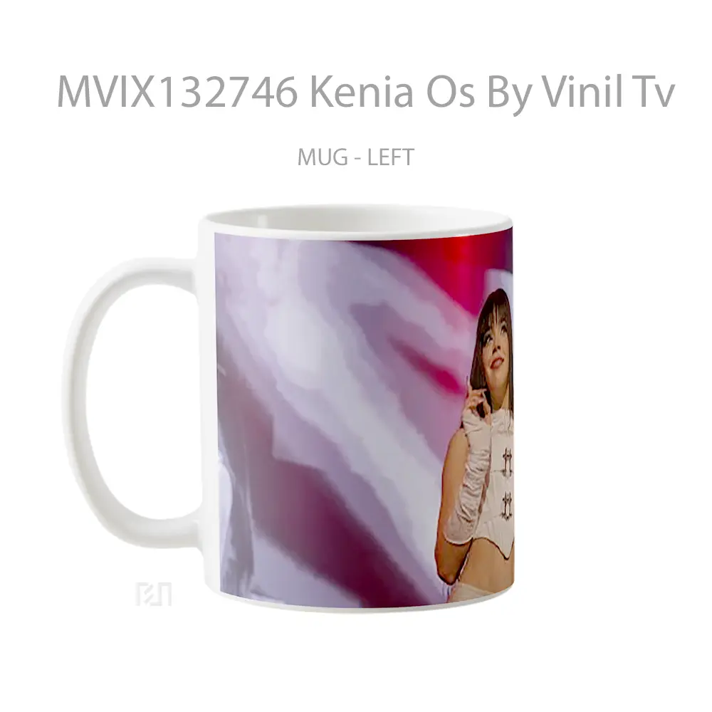Mug Kenia Os By Vinil Tv Gelas Keramik Unik - All-side / Desain
