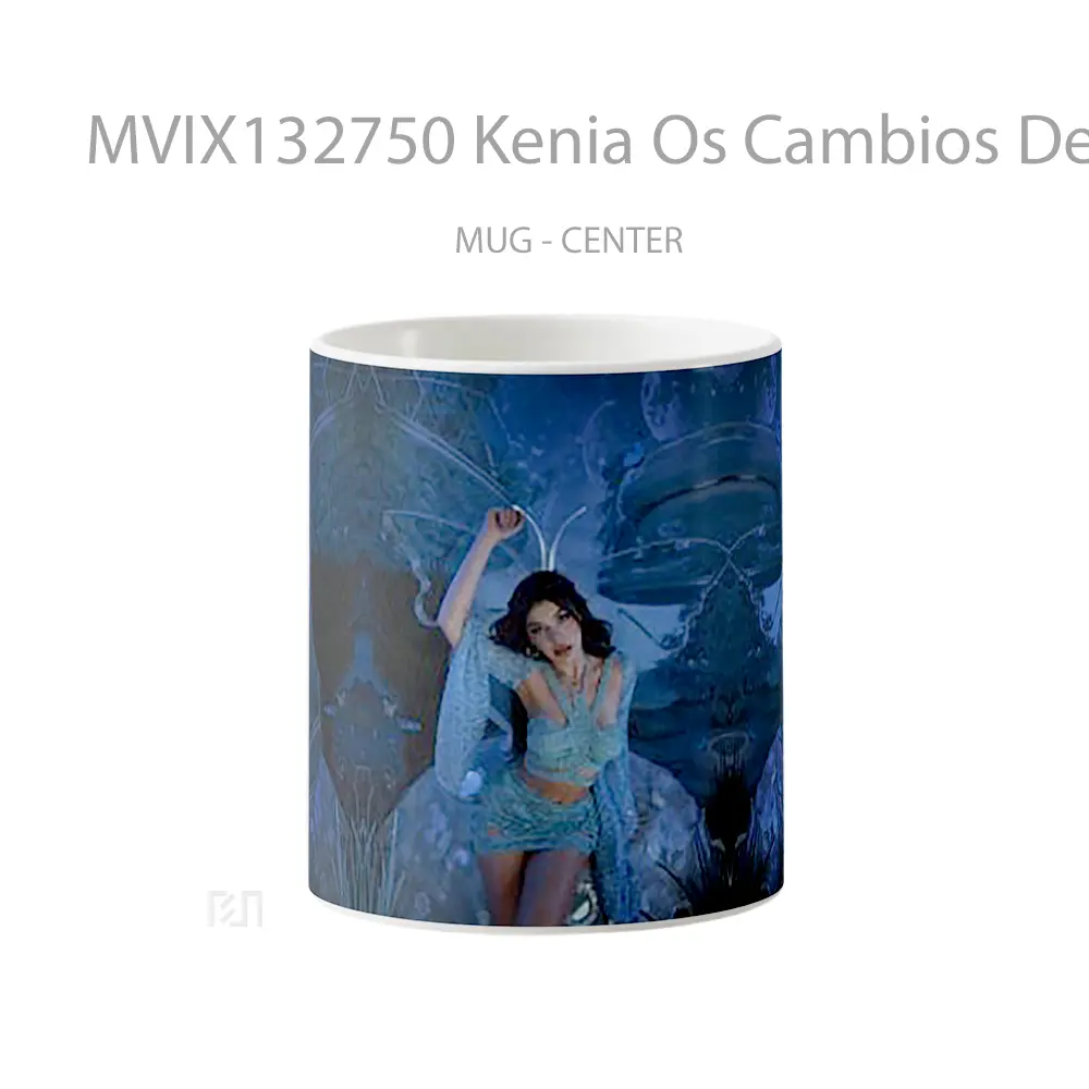 Mug Kenia Os Cambios De Luna Gelas Keramik Unik