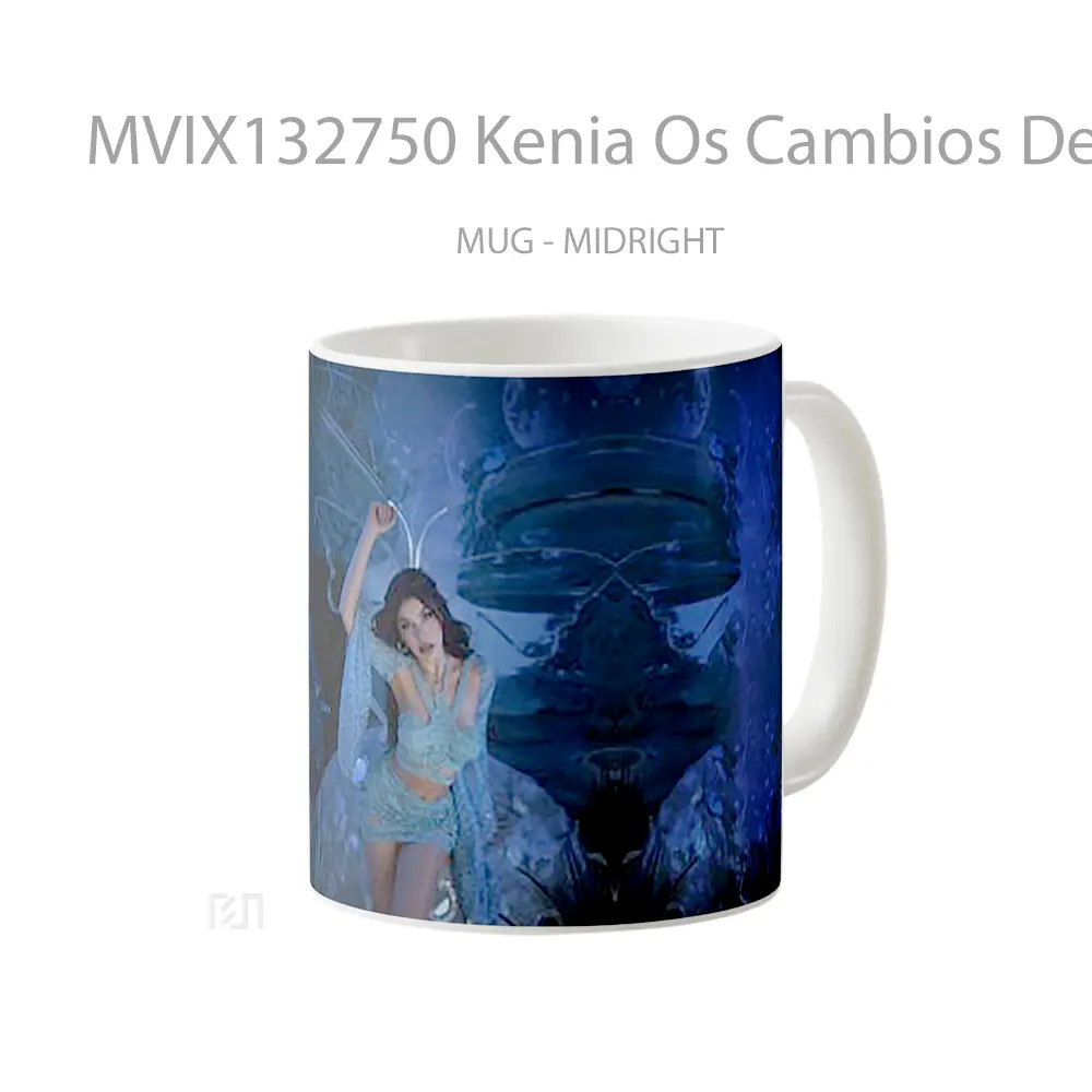 Mug Kenia Os Cambios De Luna Gelas Keramik Unik - All-side / Desain