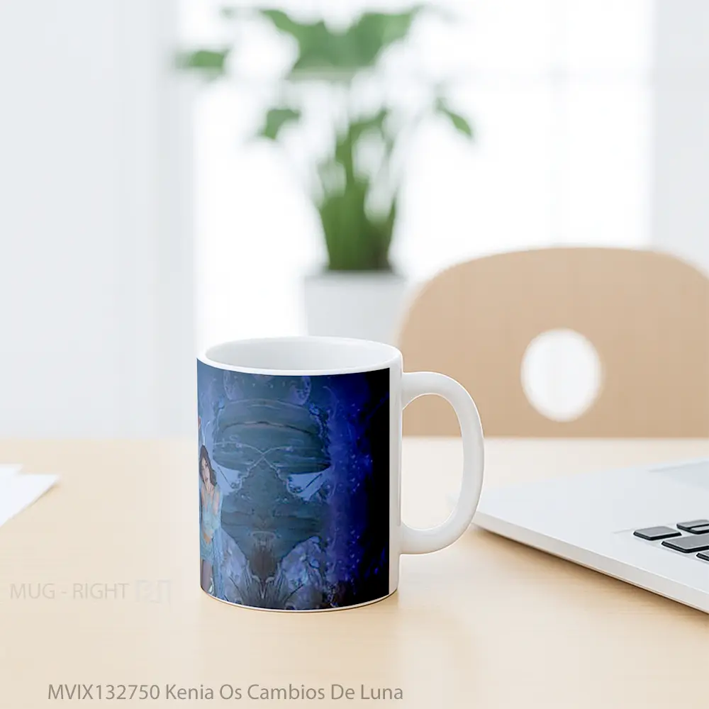 Mug Kenia Os Cambios De Luna Gelas Keramik Unik - All-side / Desain