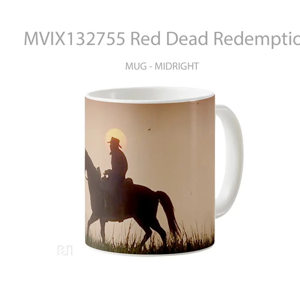 Mug Red Dead Redemption Horse At Sunset Gelas Hewan Lucu - All-side / Desain