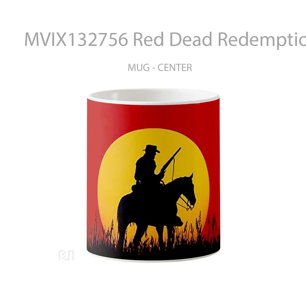 Mug Red Dead Redemption Gelas Keramik Unik