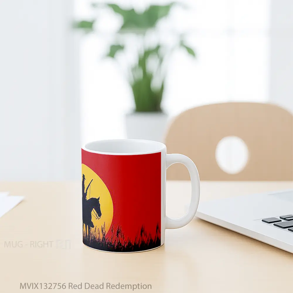 Mug Red Dead Redemption Gelas Keramik Unik - All-side / Desain