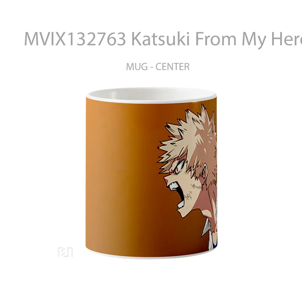 Mug Katsuki From My Hero Academia Cangkir Anime