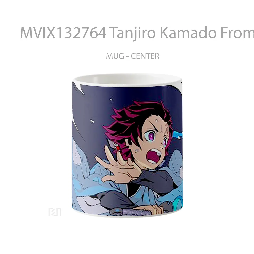 Mug Tanjiro Kamado From Demon Slayer V4 Cangkir Anime