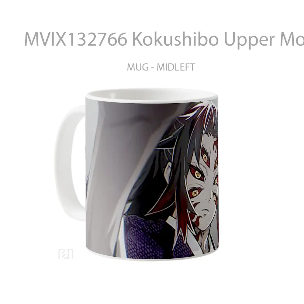 Mug Kokushibo Upper Moon One V1 Gelas Astronomi - All-side / Desain