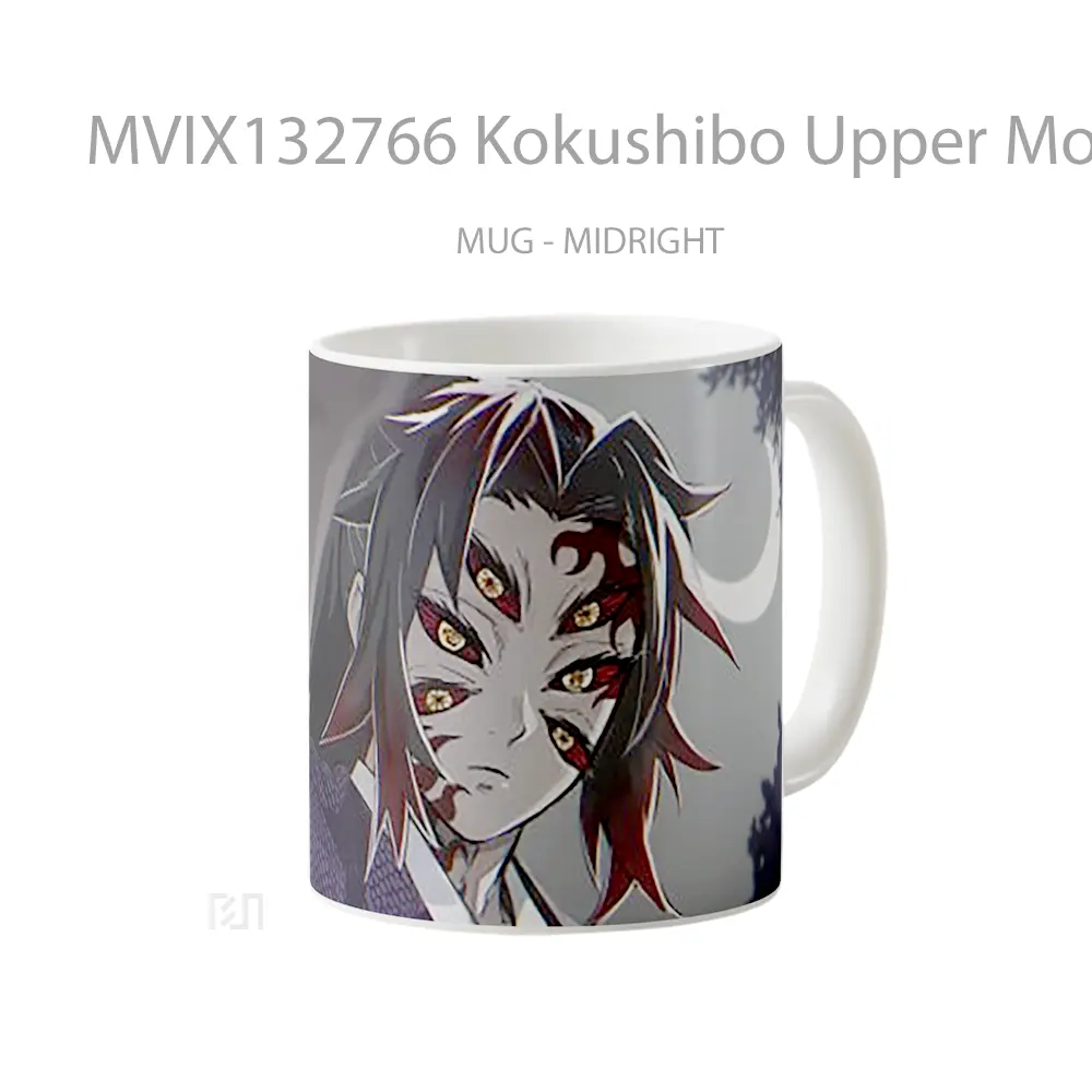 Mug Kokushibo Upper Moon One V1 Gelas Astronomi - All-side / Desain